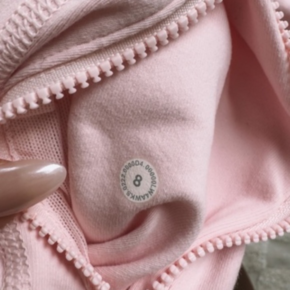 Lululemon Define Jacket Strawberry Milkshake Luon size 8 - Picture 4 of 4